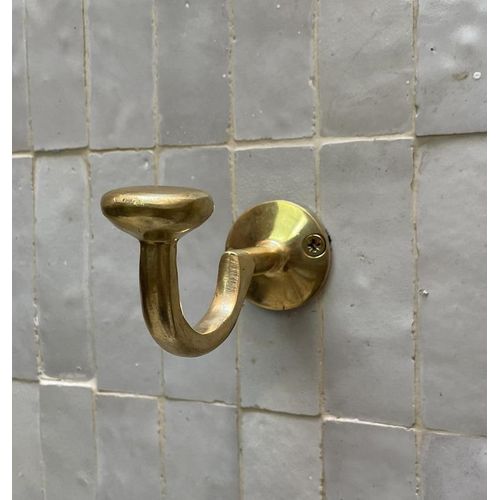 Handcrafted Moroccan Brass Wall Hook