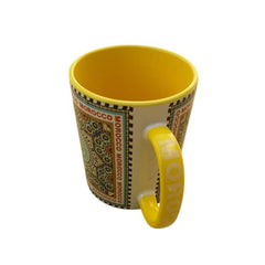 Personalized Moroccan Zellige Ceramic Mug – Multicolor Design