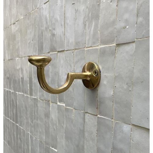 Handcrafted Moroccan Brass Wall Hook