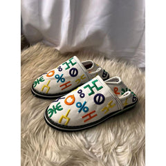 Handcrafted Moroccan Embroidered Slip-On Shoes – Amazigh Inspired