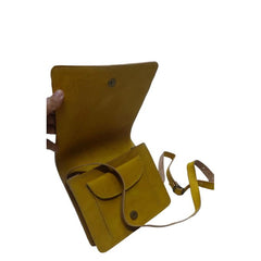 Handcrafted Moroccan Embossed Leather Crossbody Bag