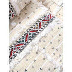 Handcrafted Moroccan Kilim Floor Sofa Set — 14-Piece Artisan Lounge