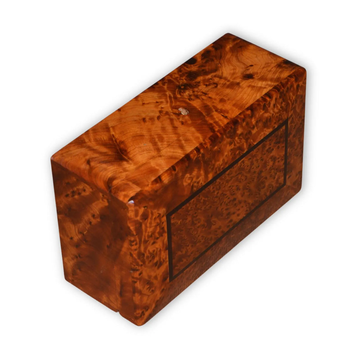 Moroccan Thuya Burl Jewelry Box with Removable Organizer