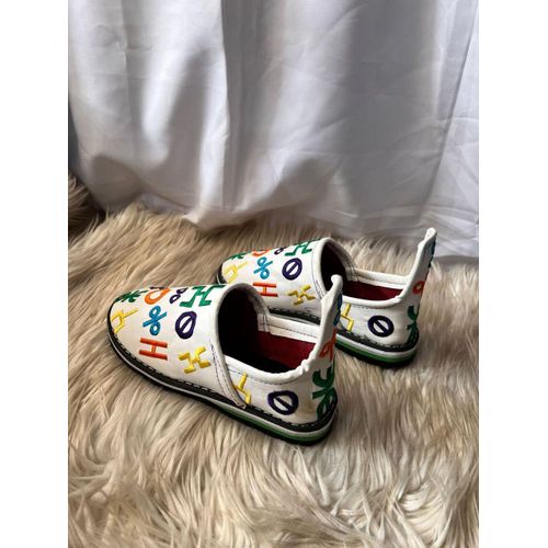 Handcrafted Moroccan Embroidered Slip-On Shoes – Amazigh Inspired