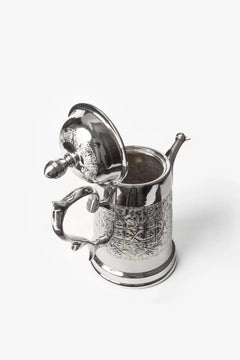 Handcrafted Moroccan Silver-Plated Brass Teapot — 250ml, 500ml & 1L