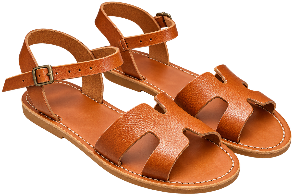 Handcrafted Moroccan Leather Sandals – Timeless Artisan Design