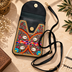Handcrafted Moroccan Beaded Crossbody Bag – 4 Artisan Designs