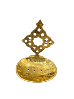 Complete Moroccan Brass Bathroom Accessories Set – 6 Pieces