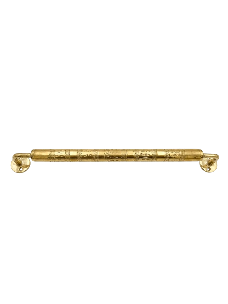 Complete Moroccan Brass Bathroom Accessories Set – 6 Pieces