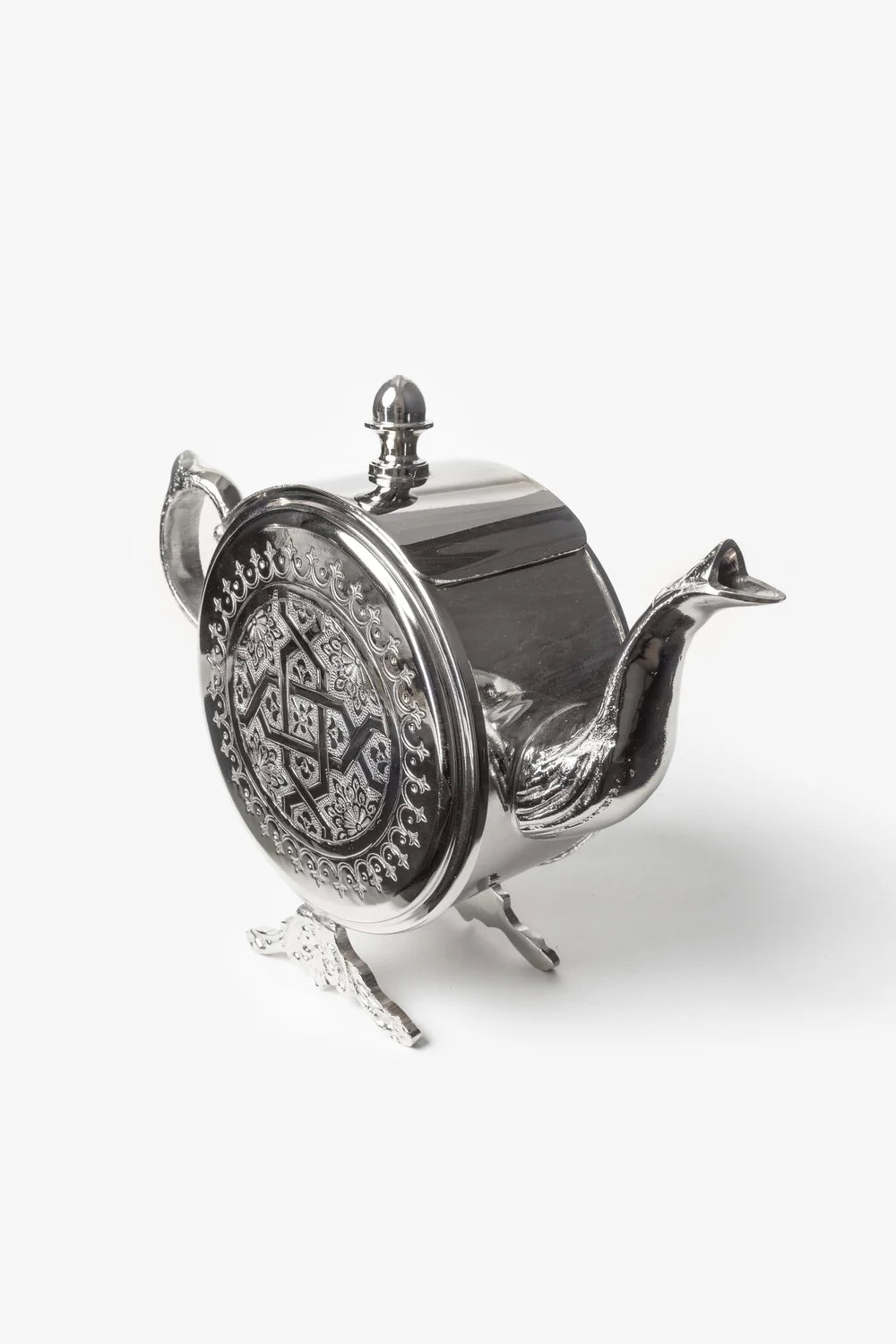Handcrafted Moroccan Teapot – Traditional Engraved Tea Pot | 3 Sizes or Set of 3