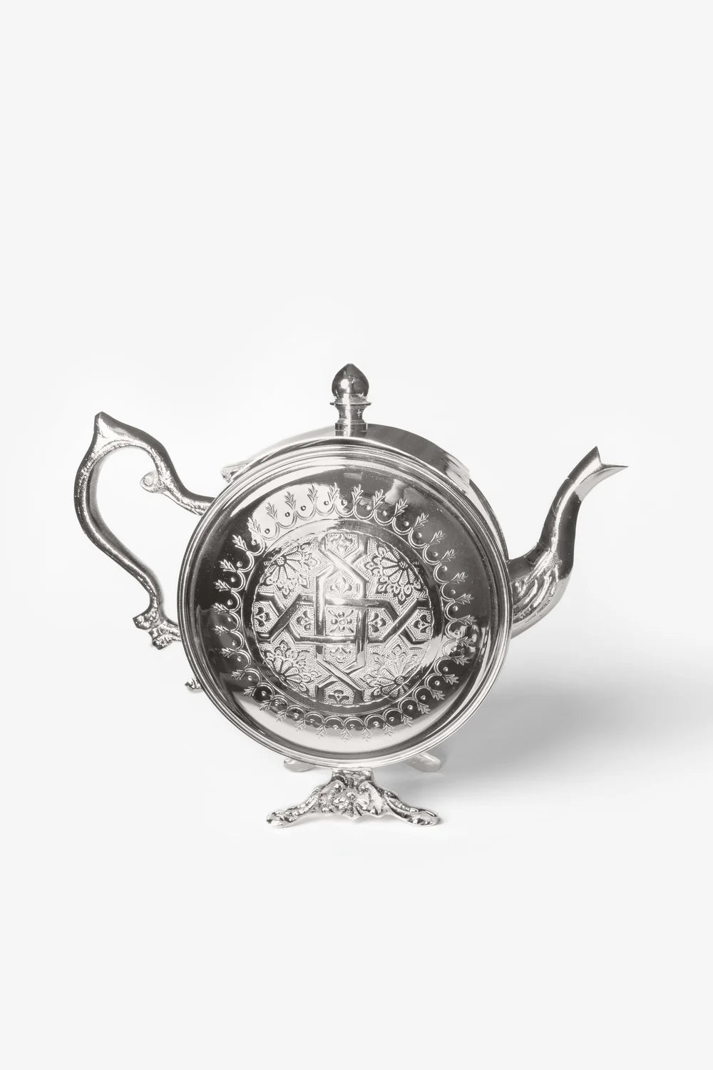 Handcrafted Moroccan Teapot – Traditional Engraved Tea Pot | 3 Sizes or Set of 3