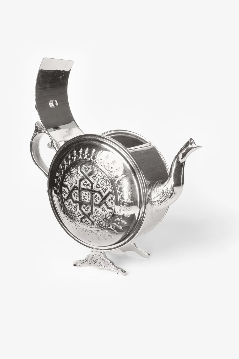 Handcrafted Moroccan Teapot – Traditional Engraved Tea Pot | 3 Sizes or Set of 3