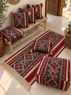 Handwoven Moroccan Amazigh Wool Collection — Build Your Set